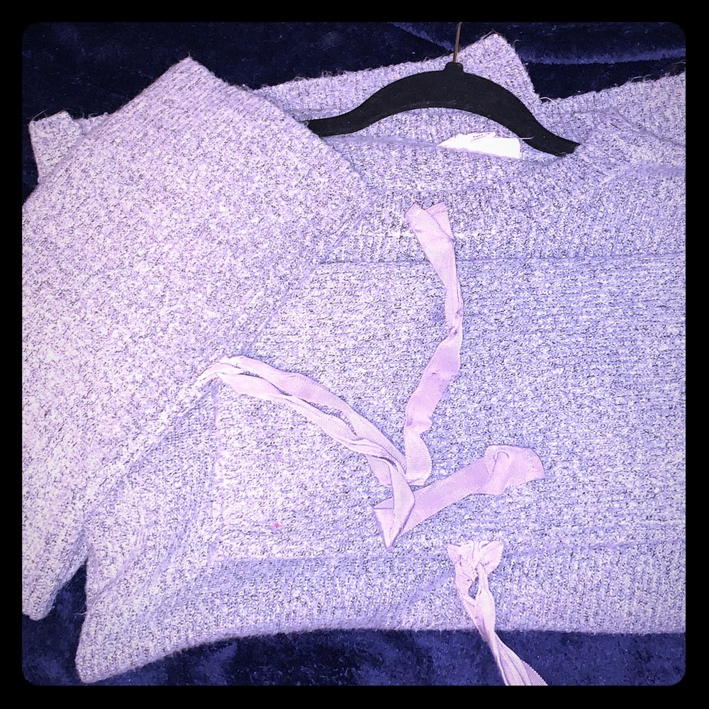 Bell sleeve sweater